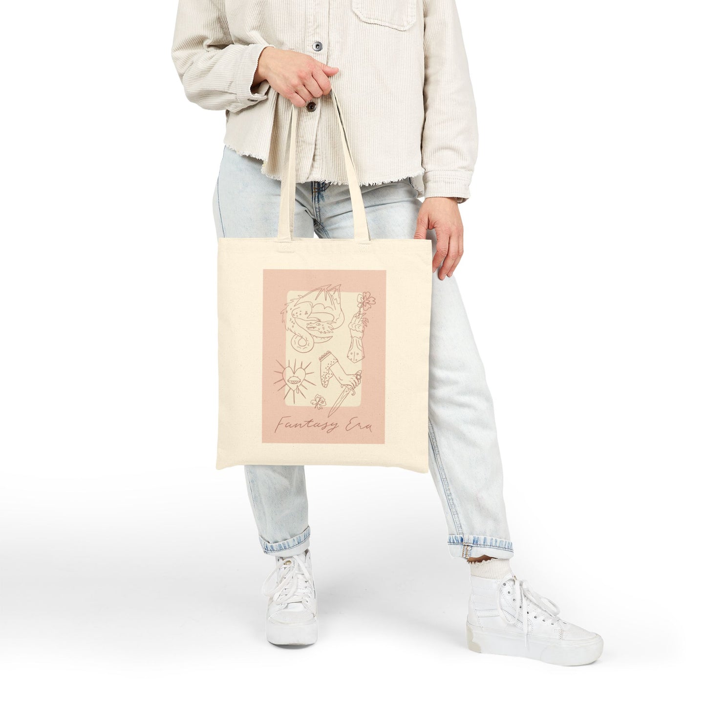 Fantasy Era Cotton Canvas Tote Bag