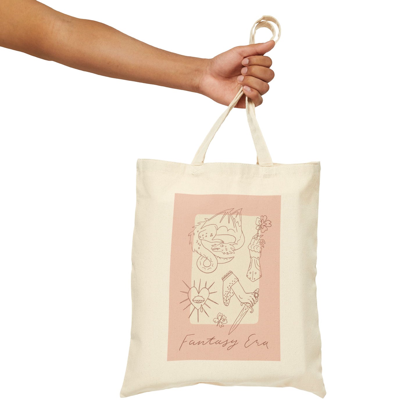 Fantasy Era Cotton Canvas Tote Bag