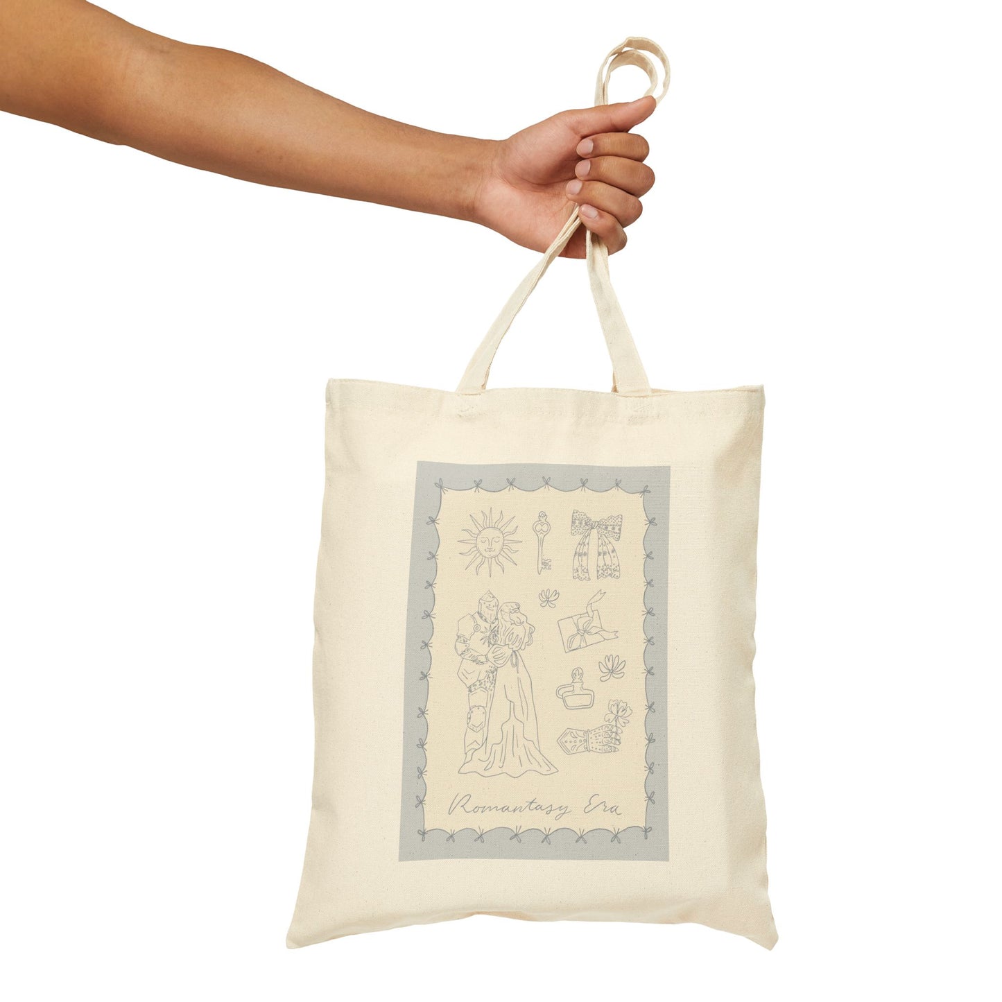 Romantasy Era Cotton Canvas Tote Bag