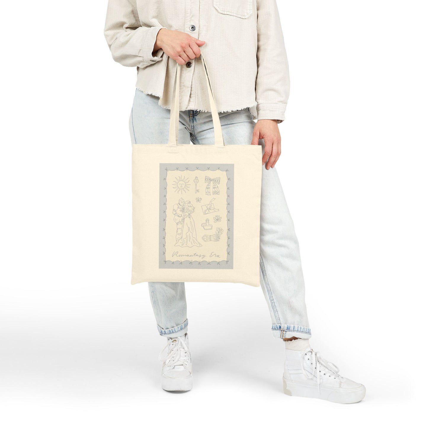 Romantasy Era Cotton Canvas Tote Bag