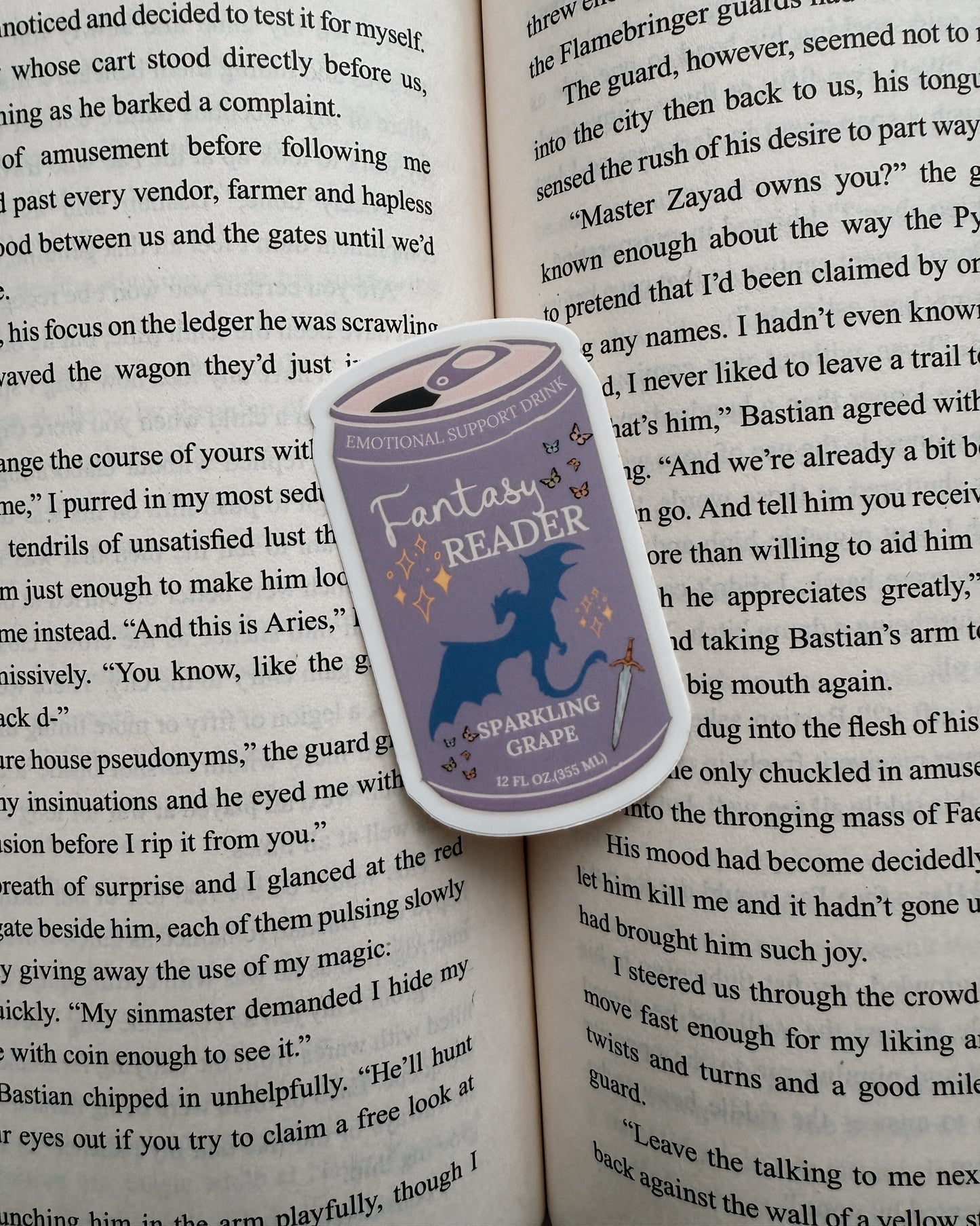 Fantasy Reader Sticker