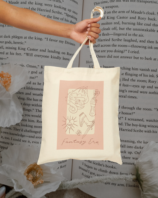 Fantasy Era Cotton Canvas Tote Bag