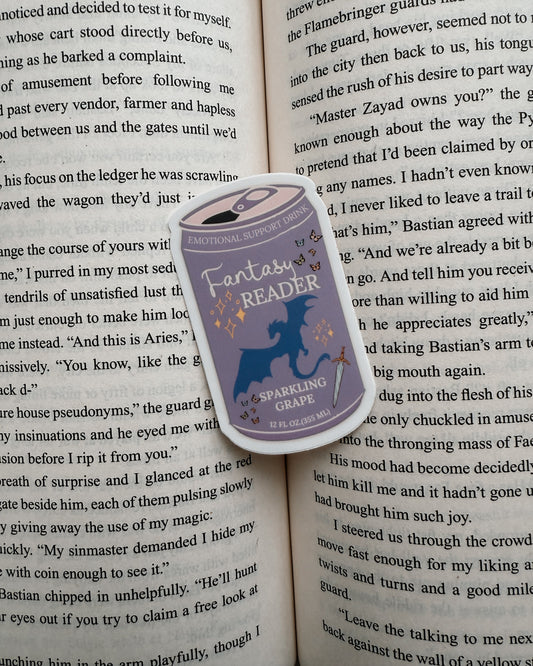Fantasy Reader Sticker