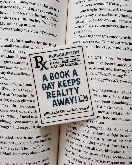 Book Prescription Sticker
